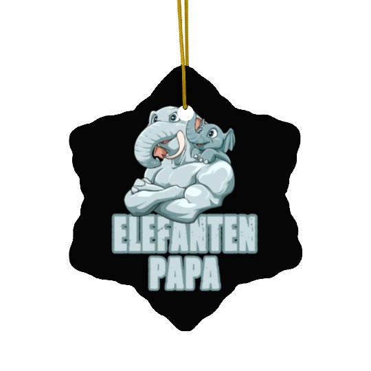 Strong Gorilla with Gorilla Kid for a Gorilla Ceramic Ornaments