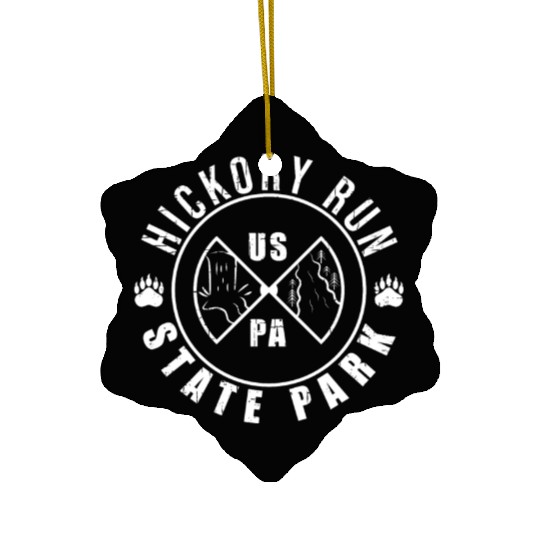 Hickory Run state park Pennsylvania Ceramic Ornaments