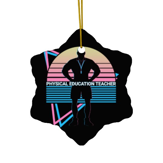 Physical Education Teacher PE Teacher Retro Ceramic Ornaments