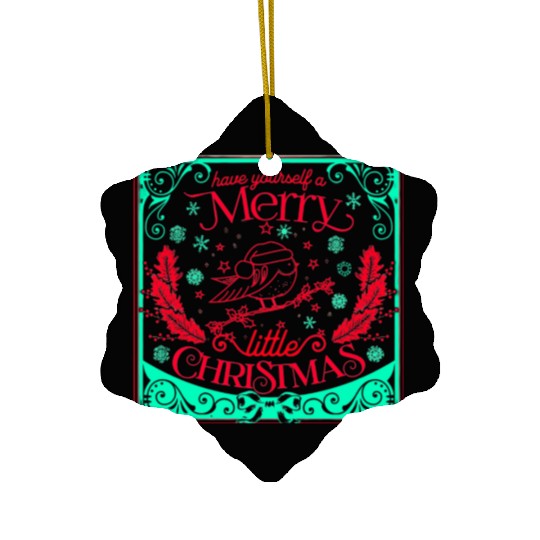 Merry Christmas Ceramic Ornaments