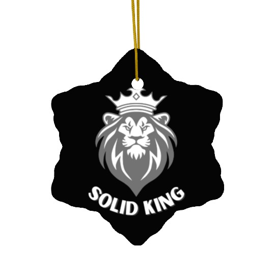 Solid king Ceramic Ornaments