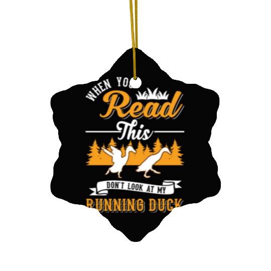 Indian Runner Gift Running Duck Ceramic Ornaments