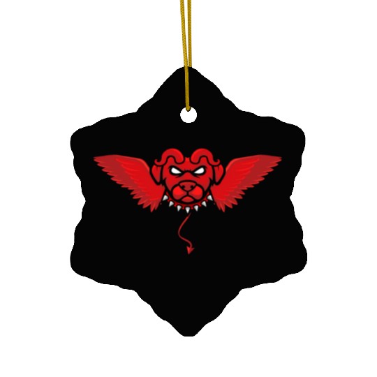 Devil dog Ceramic Ornaments