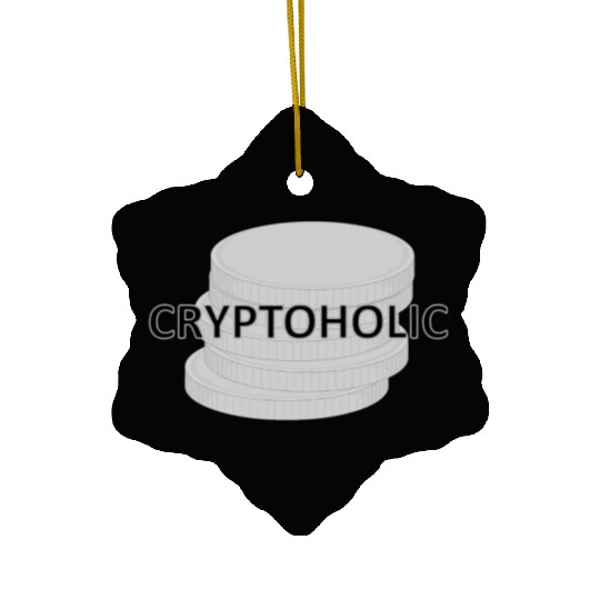 Cryptoholic COIN GREY Ceramic Ornaments