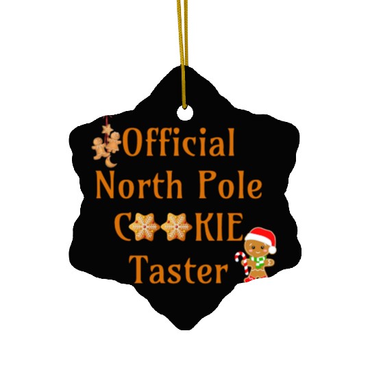 Cookie Taster Ceramic Ornaments