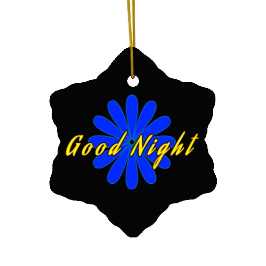 Good night Ceramic Ornaments