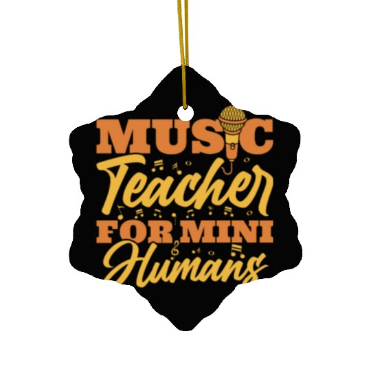 Music Teacher Pre School Ceramic Ornaments