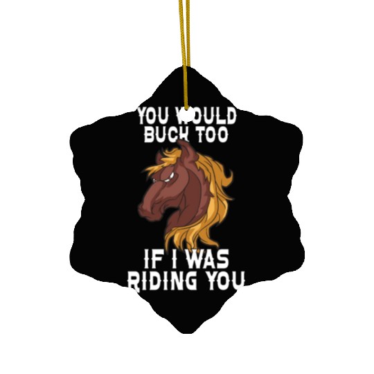 Cowboy Barn Bull Rider Rodeo Country Western Movie Ceramic Ornaments