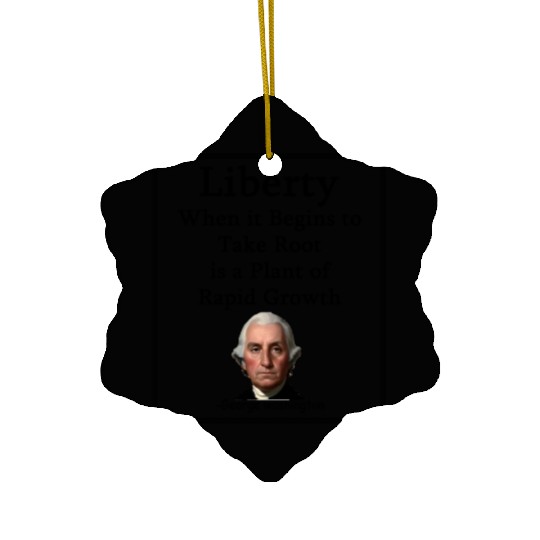 George washington Ceramic Ornaments