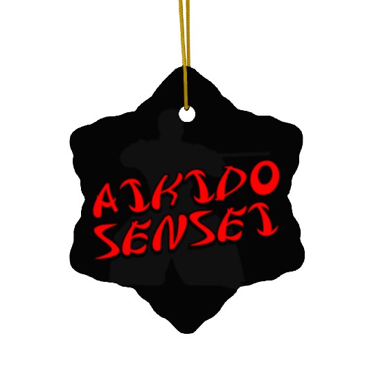 Aikido Sensei Japan Taekwondo Karate Martial Arts Ceramic Ornaments