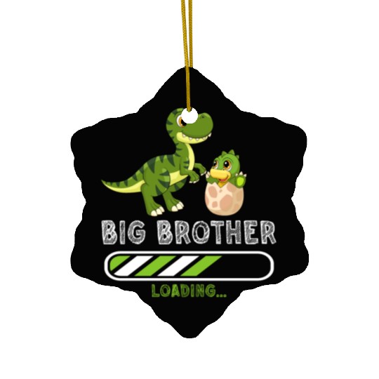 Big brother dinosaur Ceramic Ornaments