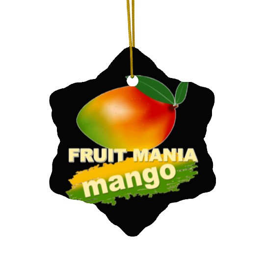 FRUIT MANIA MANGO Ceramic Ornaments