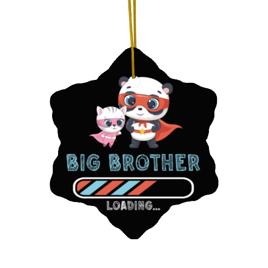 Big brother super hero panda cat 2023 Ceramic Ornaments