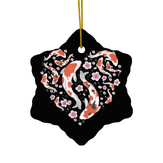Koi fish Nishikigoi Japanese Koi Asian Women Ceramic Ornaments