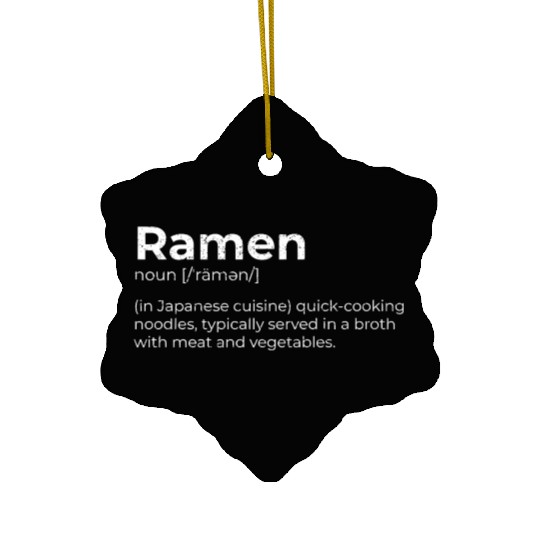 Ramen Japanese Cuisine Tonkotsu Premium Ceramic Ornaments