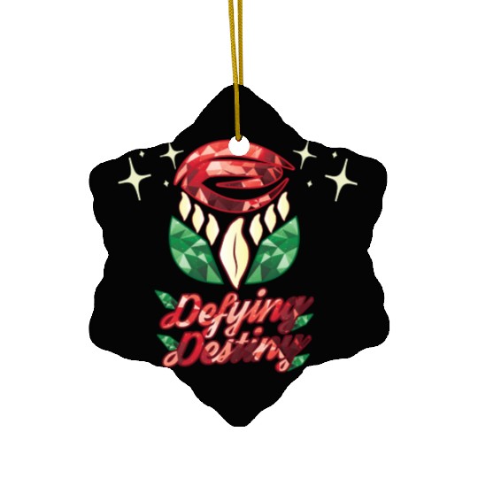 Defying Destiny Ceramic Ornaments
