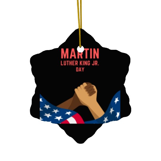 Martin Luther king jr. day Ceramic Ornaments