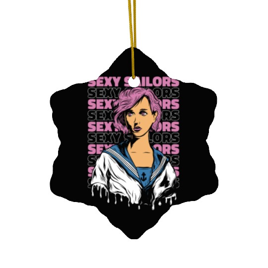 Sailing Sailor Sexy Ceramic Ornaments