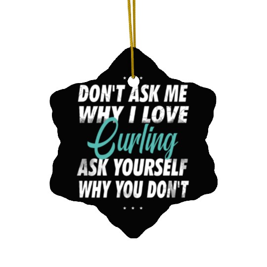 Don't ask me why i love Curling Ceramic Ornaments