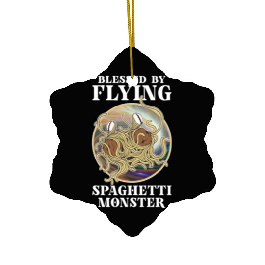 Atheist Atheism Flying Spaghetti Pastafarianism Ceramic Ornaments