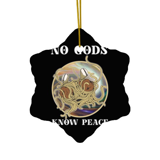 Atheist Atheism Flying Spaghetti Pastafarianism Ceramic Ornaments