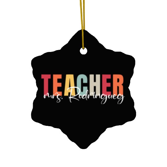 Teacher Ceramic Ornaments