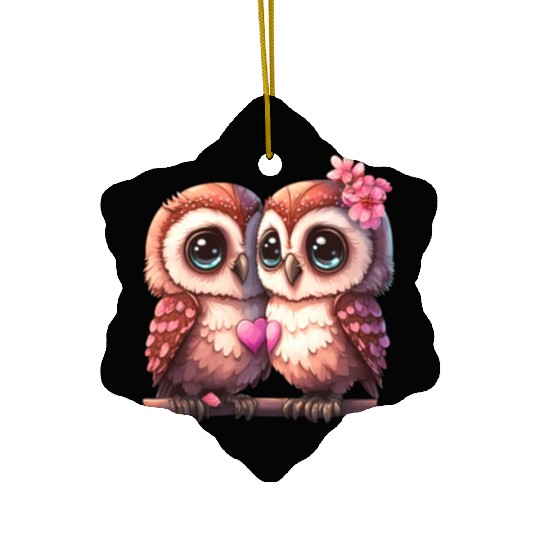 Owl Animal Cute Wild Bird Zoo Forest Nature Child Ceramic Ornaments