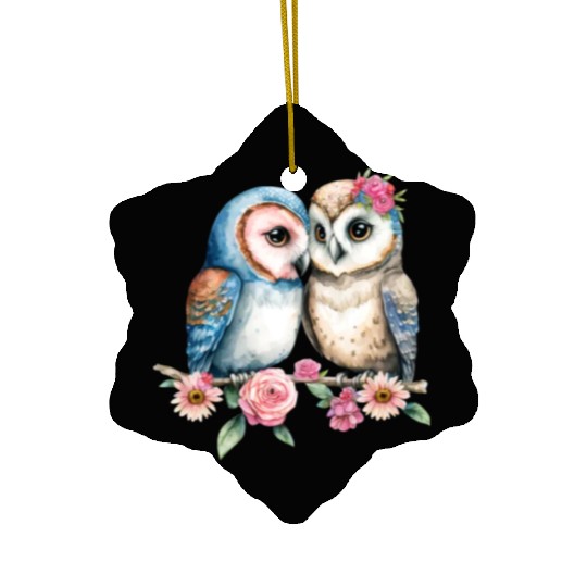 Owl Animal Cute Wild Bird Zoo Forest Nature Child Ceramic Ornaments