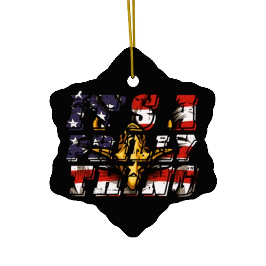 it's philly thing Ceramic Ornaments