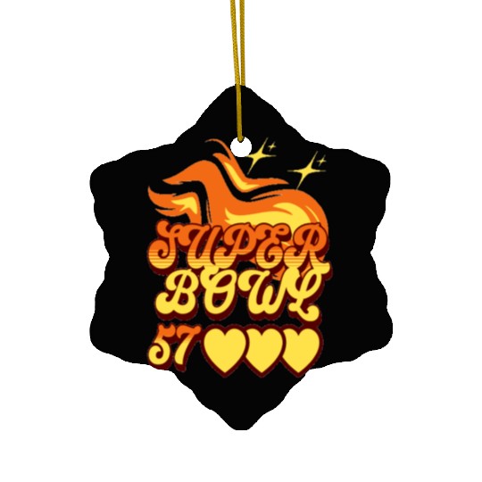 Super Bowl 2023 Classic Ceramic Ornaments