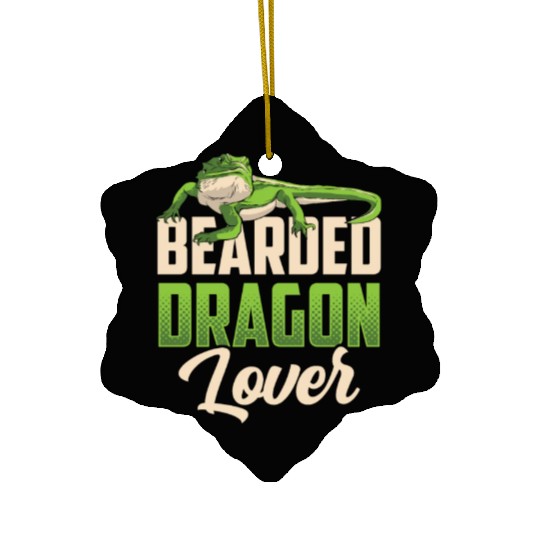 Bearded Dragon Lover Pet Animal Reptile Ceramic Ornaments