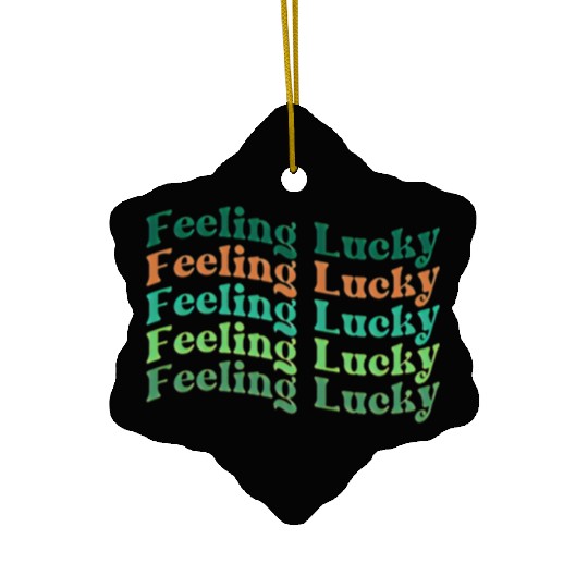 Feeling Lucky Gift, St Patrick's Day Ceramic Ornaments