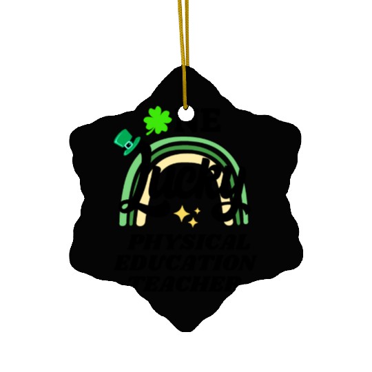 Physical education teacher, St Patrick's Day Gift Ceramic Ornaments