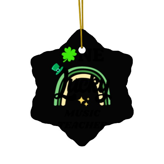 Music Teacher, St Patrick's Day Gift Ceramic Ornaments