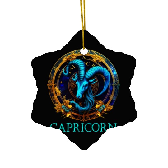 Embrace Your Capricorn Identity: Capricorn Pride Z Ceramic Ornaments