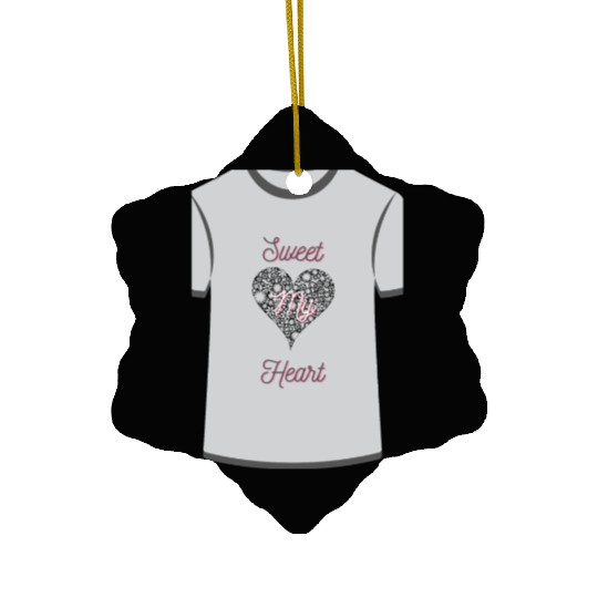 1Black And White Photo Framed Love Themed Movie Po Ceramic Ornaments