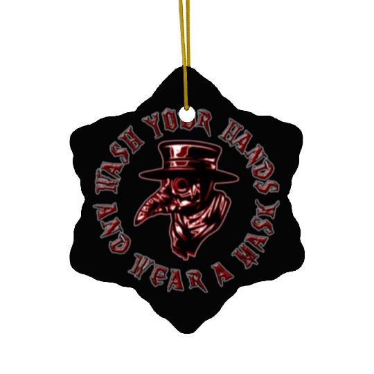 Plague Doctor #2 Ceramic Ornaments