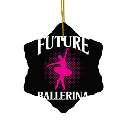 Future Ballerina Hobby Ballet Dancer Dance Ceramic Ornaments