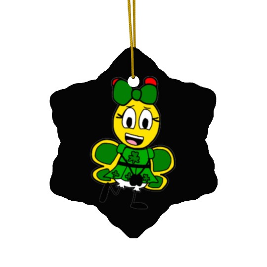 St Patrick s Day Belle Ceramic Ornaments