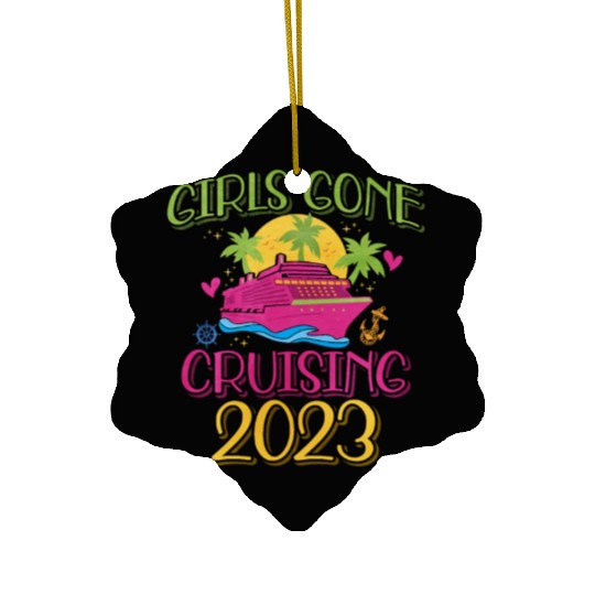 Girls Gone Cruising 2023 Ceramic Ornaments