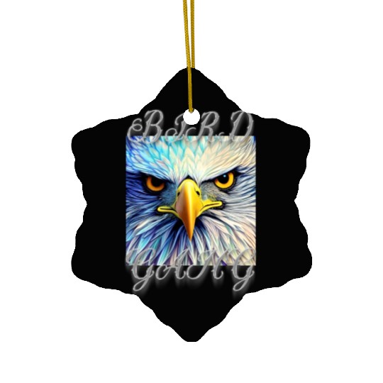 BIRD GANG Ceramic Ornaments