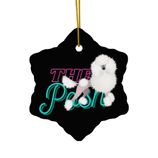 The Posh Poodle Ceramic Ornaments