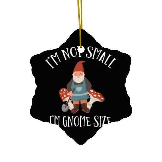 Gnomes - Gnome Collecting - Gnome Collector Ceramic Ornaments