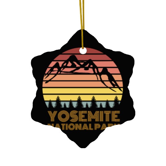 Yosemite National Park Ceramic Ornaments