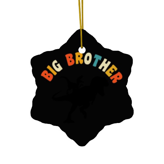 Promoted to big brother dinosaur Gift, Big brother Ceramic Ornaments