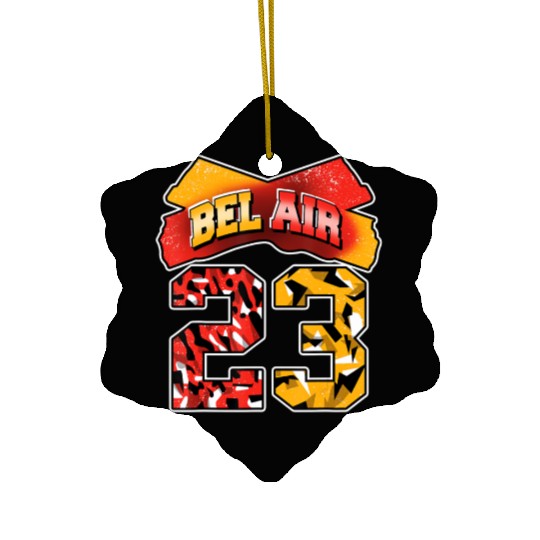 Fresh Air Number 23 Citrus 7s Matching Ceramic Ornaments