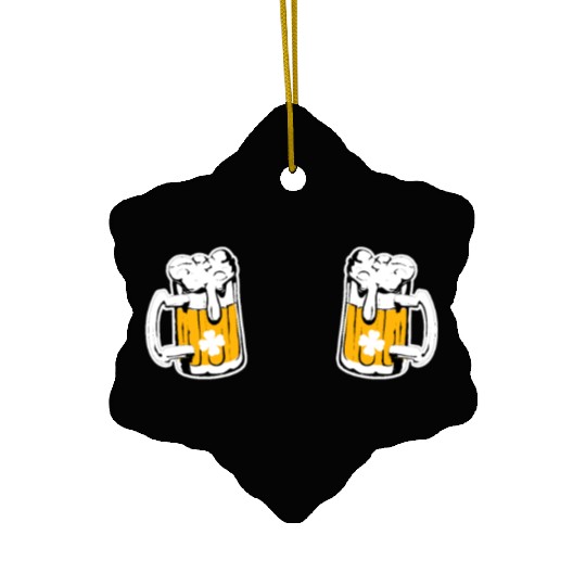 Irish beer Ireland St. Patrick's Day Ceramic Ornaments