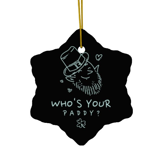 Who’s Your Paddy? Ceramic Ornaments