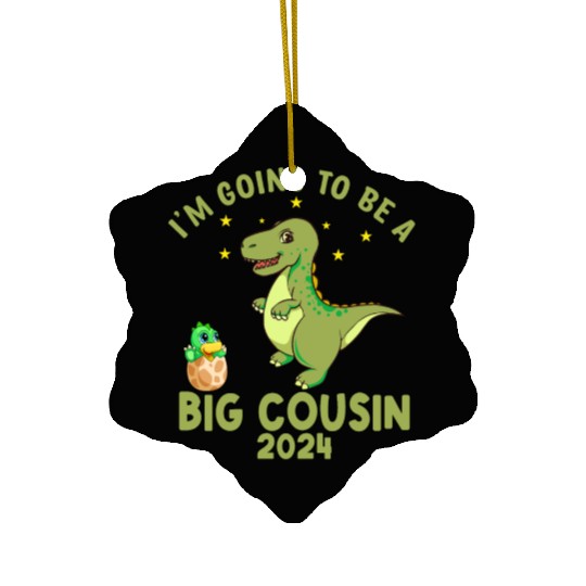 I m Going To Be A Big Cousin 2024 Ceramic Ornaments