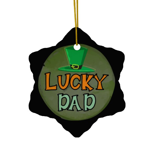 Lucky Patricks Day Sublimation Ceramic Ornaments